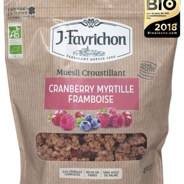 Muesli Cranberry Myrtille Framb